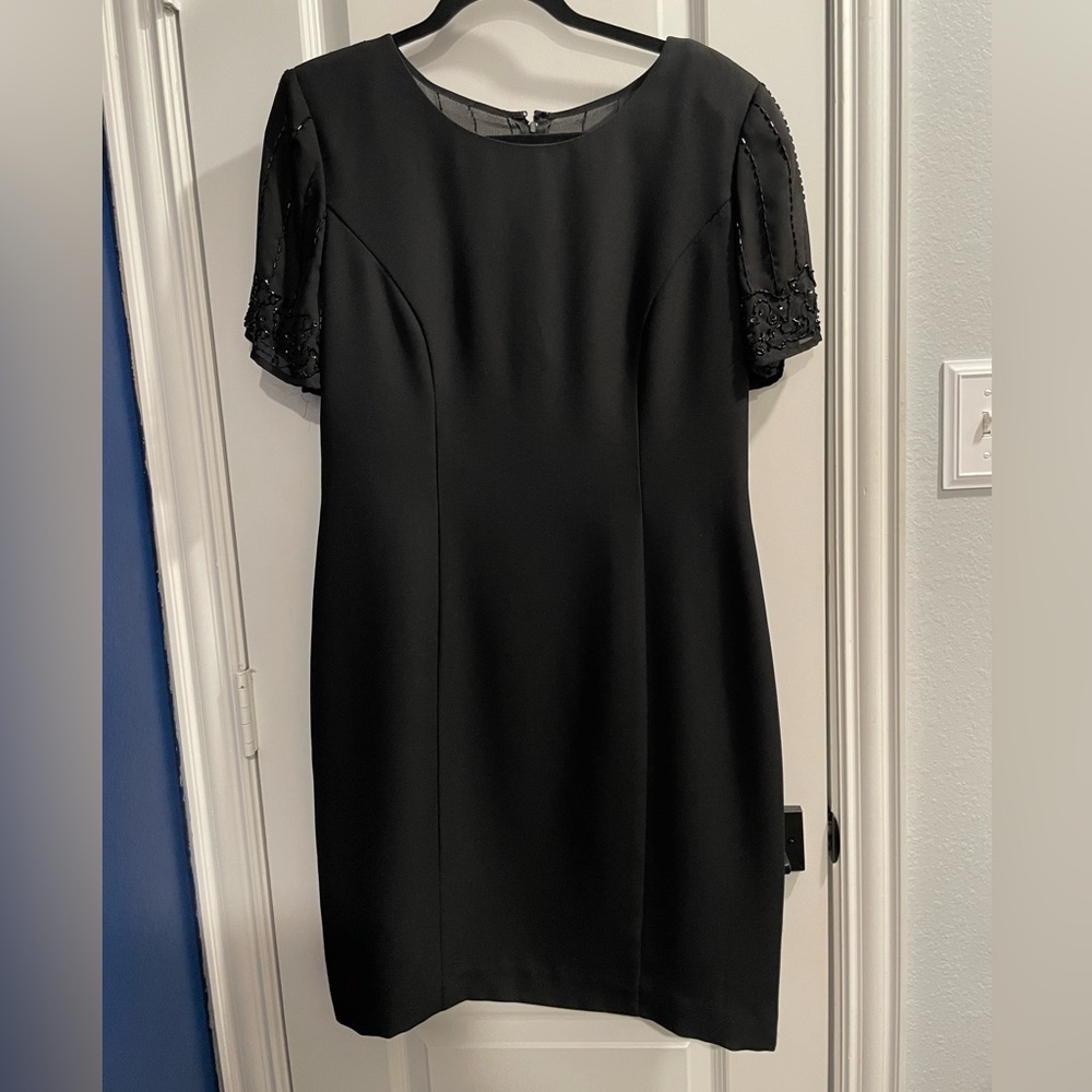 Vintage beaded cap sleeve dress
